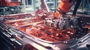 机器人机器臂新能源汽车高科技