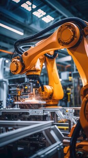 机器人机器臂新能源汽车高科技