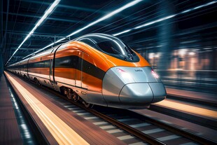 高铁动车列车铁路火车地铁轻轨