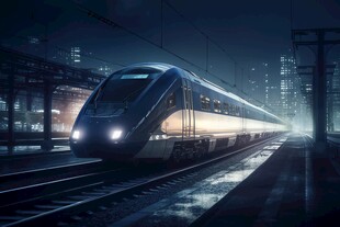 高铁动车列车铁路火车地铁轻轨