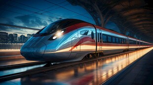 高铁动车列车铁路火车地铁轻轨