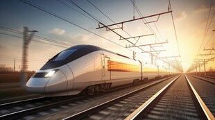 高铁动车列车铁路火车地铁轻轨