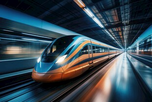 高铁动车列车铁路火车地铁轻轨