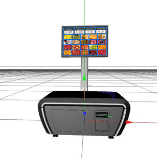 C4D模型 电子秤