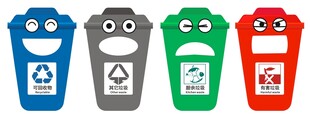 垃圾分类垃圾桶