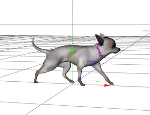 C4D模型 狗