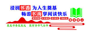 图书室文化墙