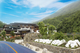乡村 美景 俯瞰 