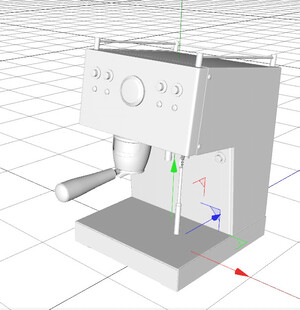 C4D模型 咖啡机