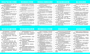 工程岗位职责制度牌