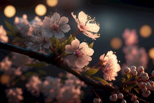 樱花梅花花瓣图片