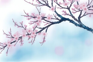 樱花梅花花瓣图片