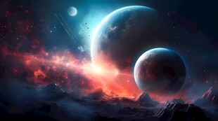 异星环境科幻场景星外星时空图片