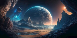 异星环境科幻场景星外星时空图片