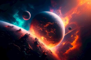 异星环境科幻场景星外星时空图片