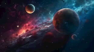 异星环境科幻场景星外星时空图片