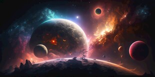 异星环境科幻场景星外星时空图片
