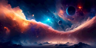 异星环境科幻场景星外星时空图片