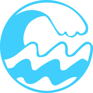 海浪小戳标