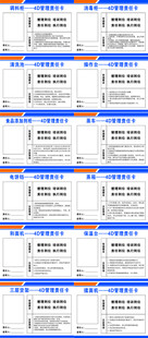 食堂4D管理责任卡