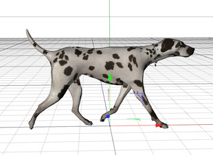 C4D模型 狗