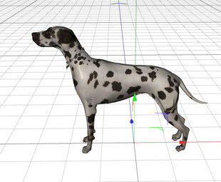 C4D模型 狗