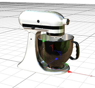C4D模型 料理机