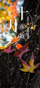 十月海报 十月图片 