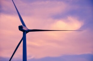 风力风能发电站风车清洁能源