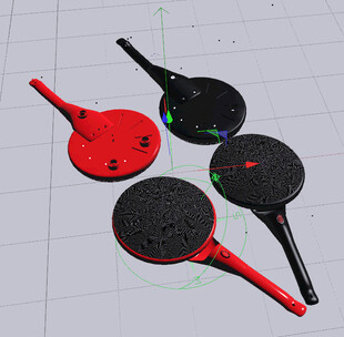 C4D模型 薄饼机 