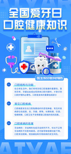爱牙日宣传海报