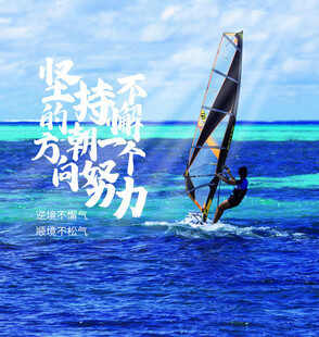 坚持不懈励志海报
