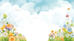 鲜花边框