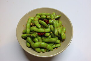 凉拌毛豆