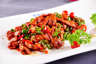 杭椒雪花牛肉