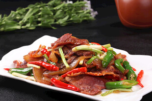 双椒牛头肉