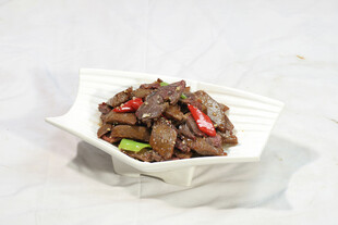 驴肉炒灌肠