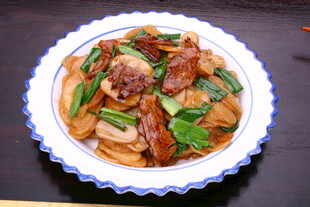 腊肉炒年糕