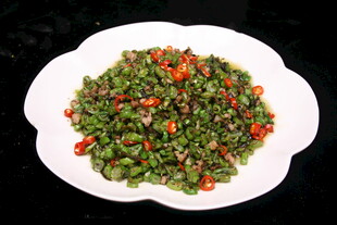 榄菜肉碎四季豆