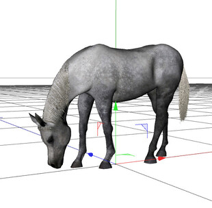 C4D模型 马