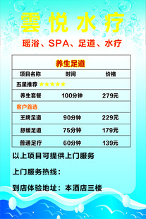 水疗足疗