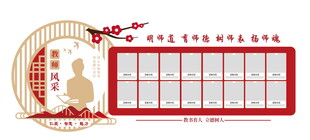 教师风采墙