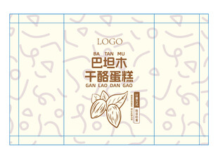 蛋糕片包装设计