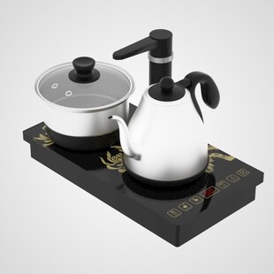 C4D模型 电茶炉
