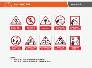 工厂安全警示标牌设计
