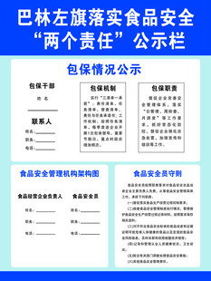 两个责任公示栏