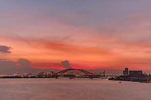 海上晚霞