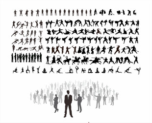 人物剪影