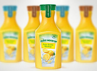 饮料瓶包装效果图