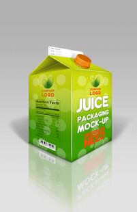 饮料瓶包装效果图